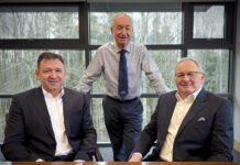 L-R: Elliot Robertson, Sir Bill Robertson, John Watson