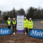 Muir Construction begins build of Glenrothes development The Muir Construction Team and Sean Whittet, of Kingdom Housing Association