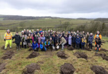 Group photo at Centenary Forest planting event