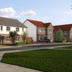 CGI of Neilston housebuilding site