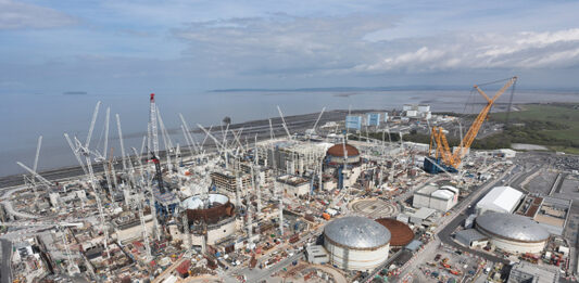 Nuclear new build is one example where the civil construction and ECI workforce work alongside each other. Photo courtesy of EDF Energy/Hinkley Point C