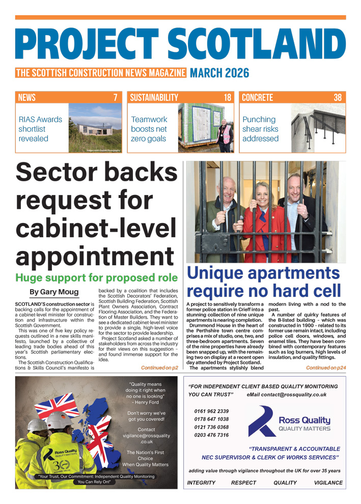 front cover of project scotland magazine