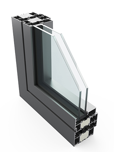 Aluminium tilt and turn window