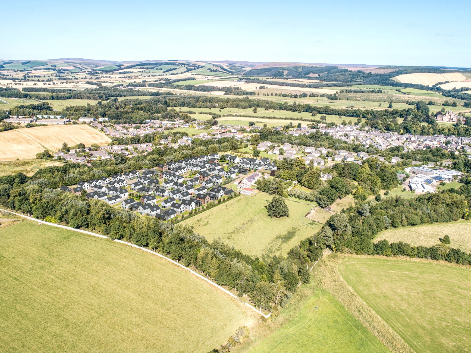 Aerial of site