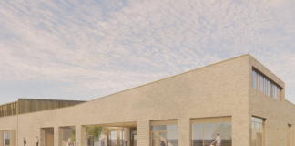 Artist's impression of school