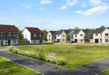 Typical Taylor Wimpey streetscene