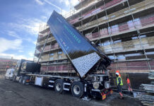 New flooring system tipped to be ‘game-changer’ for Scottish builders Advanced Traditional Screeding truck