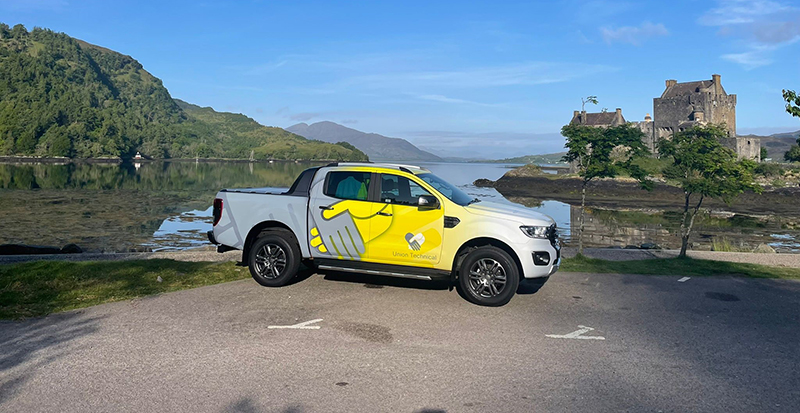 Union Technical car in Millport