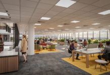 Younger Building revamp highlights Muir’s office retrofit capability CGI of Younger Building transformation