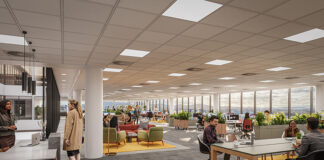 CGI of Younger Building transformation