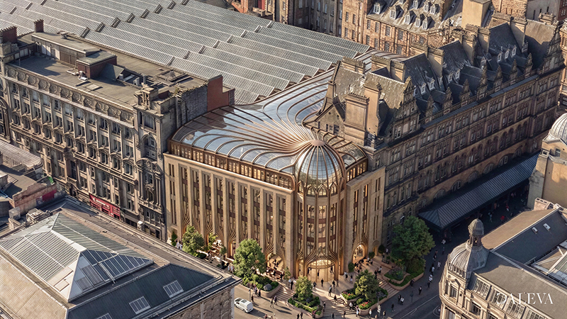 Concept design for Glasgow’s fire-damaged Union Corner