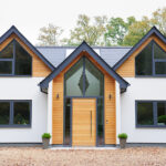 New-build home with impressive facade