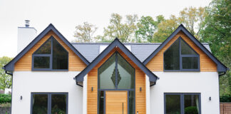 New-build home with impressive facade