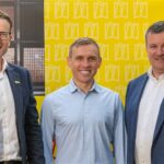 NorDan UK expands into façade solutions with acquisition of RED Systems Image shows: (L) Dag Kroslid - NorDan CEO, (C)Mike Green - RED Systems MD, (R)Craig Greenwood - MD, NorDan UK
