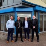 Bellendaine and Caledonia Contracts merge to create £8m UK fit-out specialist Caledonia directors outside the Dundee office