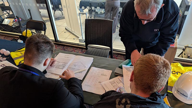 Cruden engagement with Coatbridge High pupils