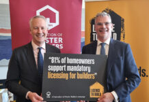 Gideon Amos MP and FMB CEO Brian Berry