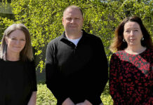 L-R: Juliet Mallace (CECA Scotland Academy); David MacDonald (CECA Scotland); and Annmaria Coletta (BAM)