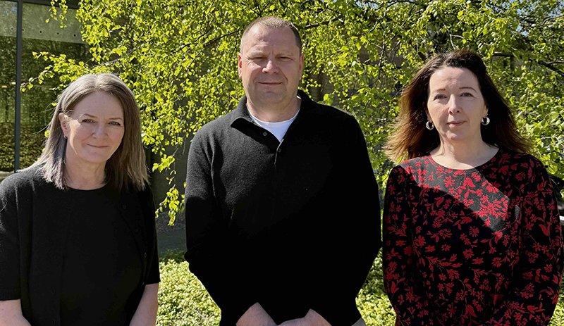 L-R: Juliet Mallace (CECA Scotland Academy); David MacDonald (CECA Scotland); and Annmaria Coletta (BAM)