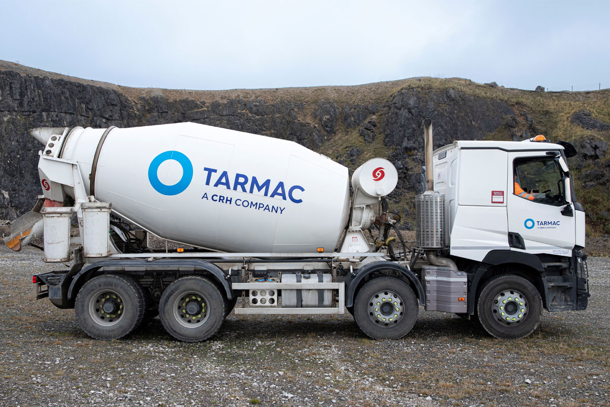 Country’s first electric mixer, with Tarmac logo