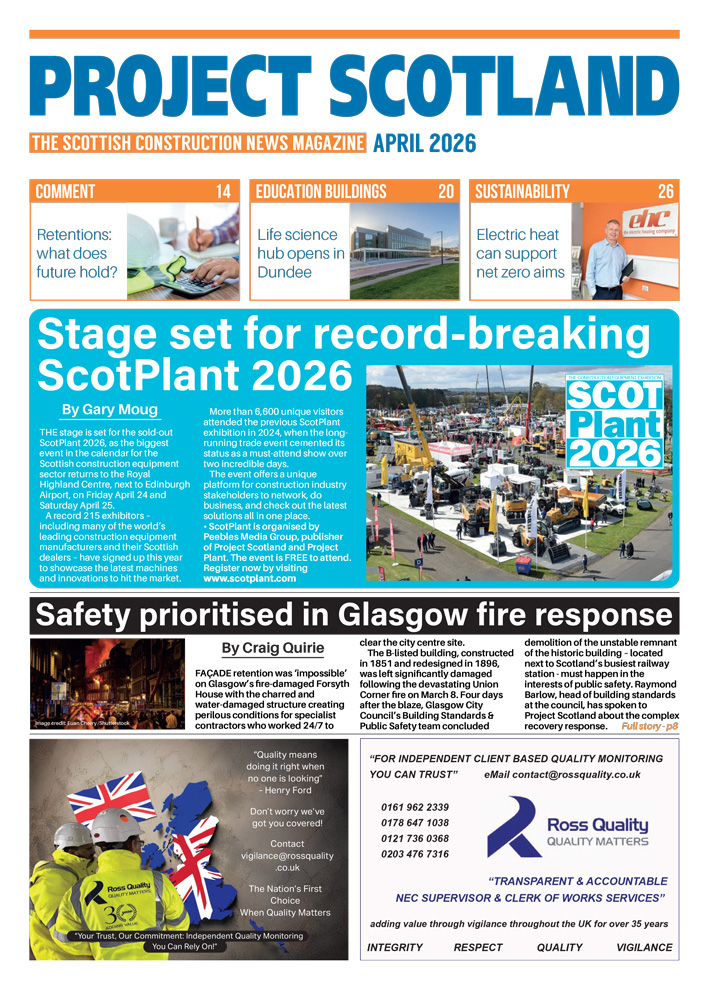 front cover of project scotland magazine