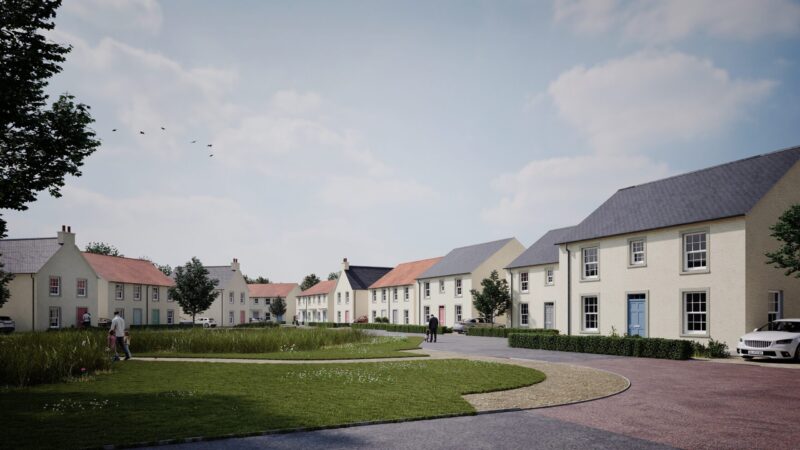 CGI of Pittenweem homes