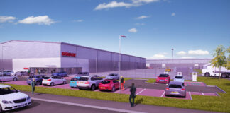 CGI of new industrial hub in Rosyth