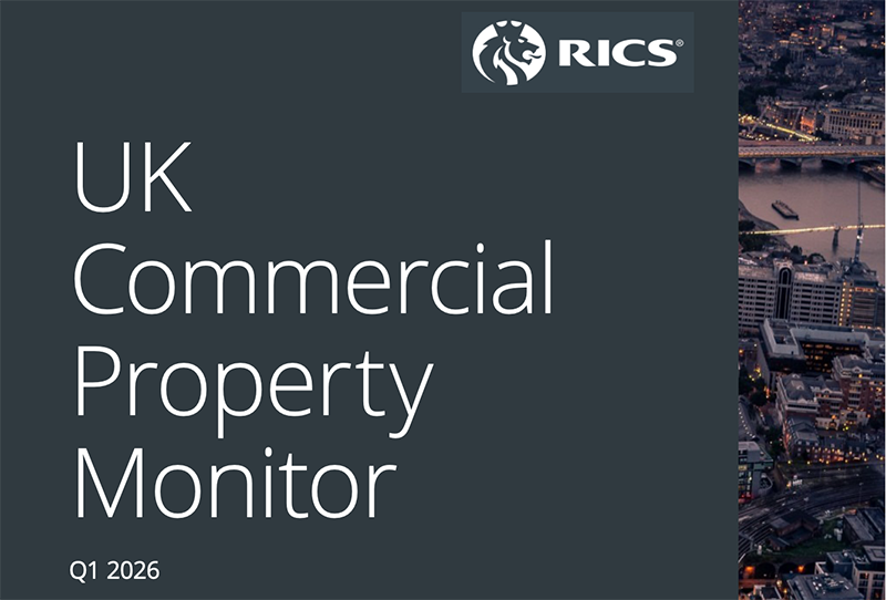Screenshot of RICS Commercial Property Monitor