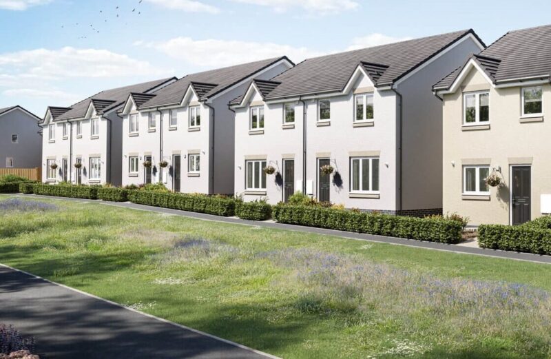 Taylor Wimpey East Scotland typical street scene