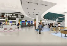 Design team appointed for next phase in project to revamp Glasgow and Aberdeen airports Artist's impression