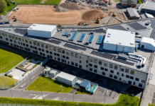 Passivhaus roof at Perth High School