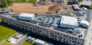 Passivhaus roof at Perth High School