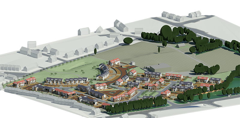 3D South West bird's eye