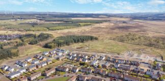 Aerial of site
