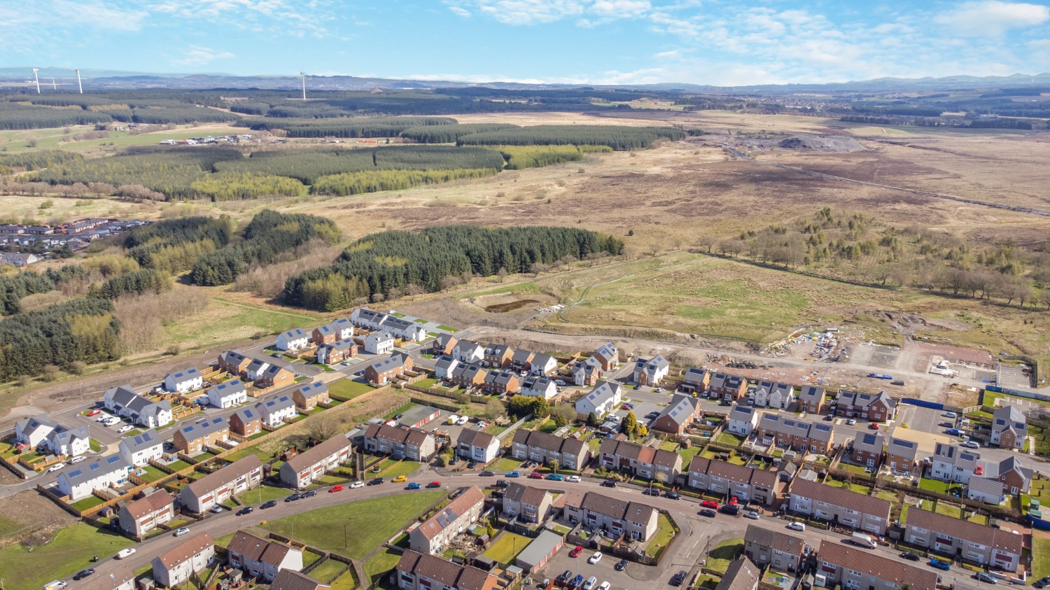 Aerial of site