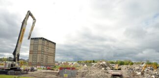 North Lanarkshire Council tower