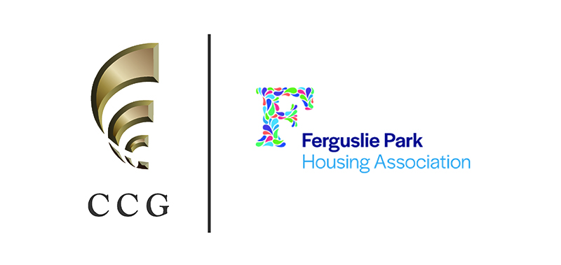CCG and Ferguslie Park Housing Association dual logo