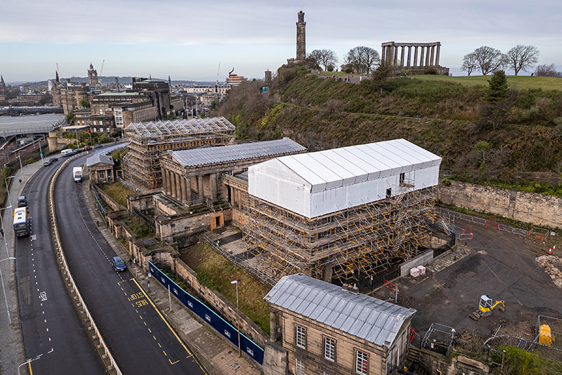Edinburgh scaffolding project