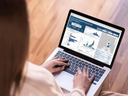 Scotland’s construction pipeline platform sees increase in membership and usage Laptop with construction pipeline website page open