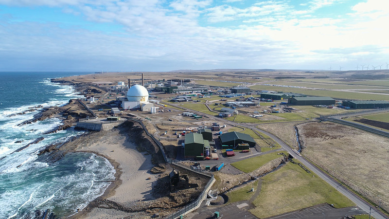 Dounreay nuclear site in north Scotland 