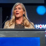 Jane Wood at podium