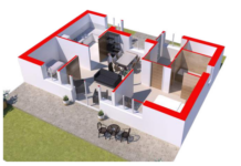 Artist impression of Kelloholm development