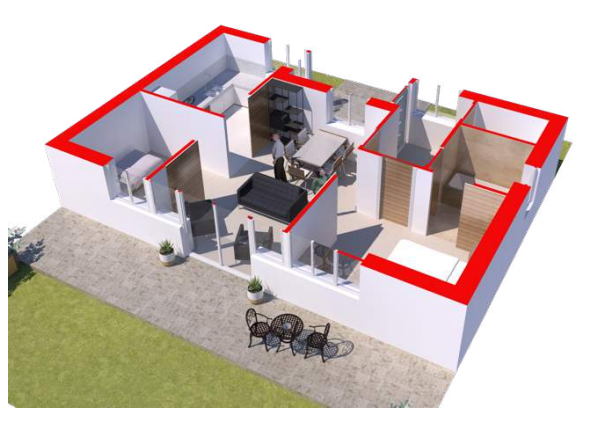 Artist impression of Kelloholm development