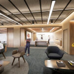 CGI of Aberdeen office fit-out