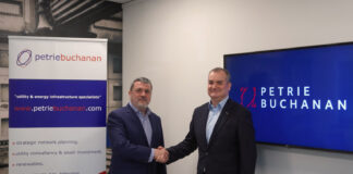 L-R, John Petrie, director at Petrie Buchanan, and Allan McGill, managing director at Wallace Whittle
