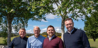 Paul Richardson, John Macpherson, Chris Ogg, and Daniel Cormack, SB Services
