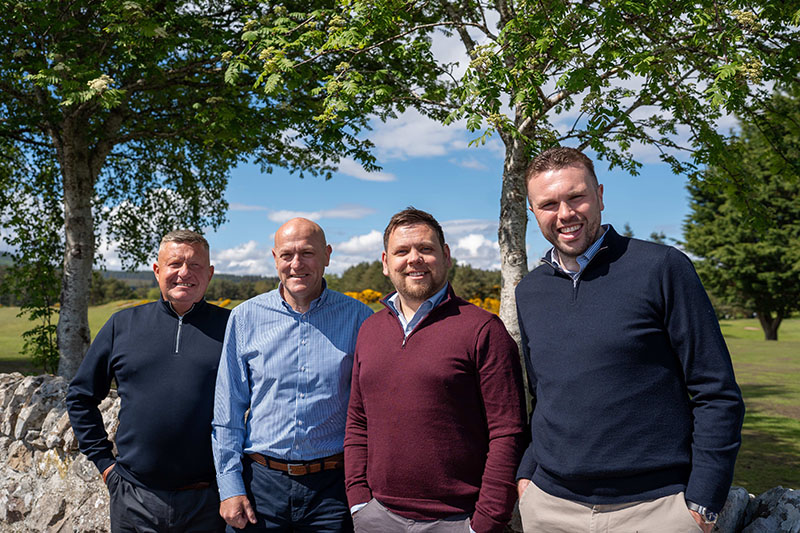 Paul Richardson, John Macpherson, Chris Ogg, and Daniel Cormack, SB Services