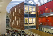 Queen Margaret University atrium