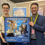 Lloyd Melville (left) with SELECT branch chair Mike Campbell