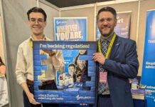 Lloyd Melville (left) with SELECT branch chair Mike Campbell